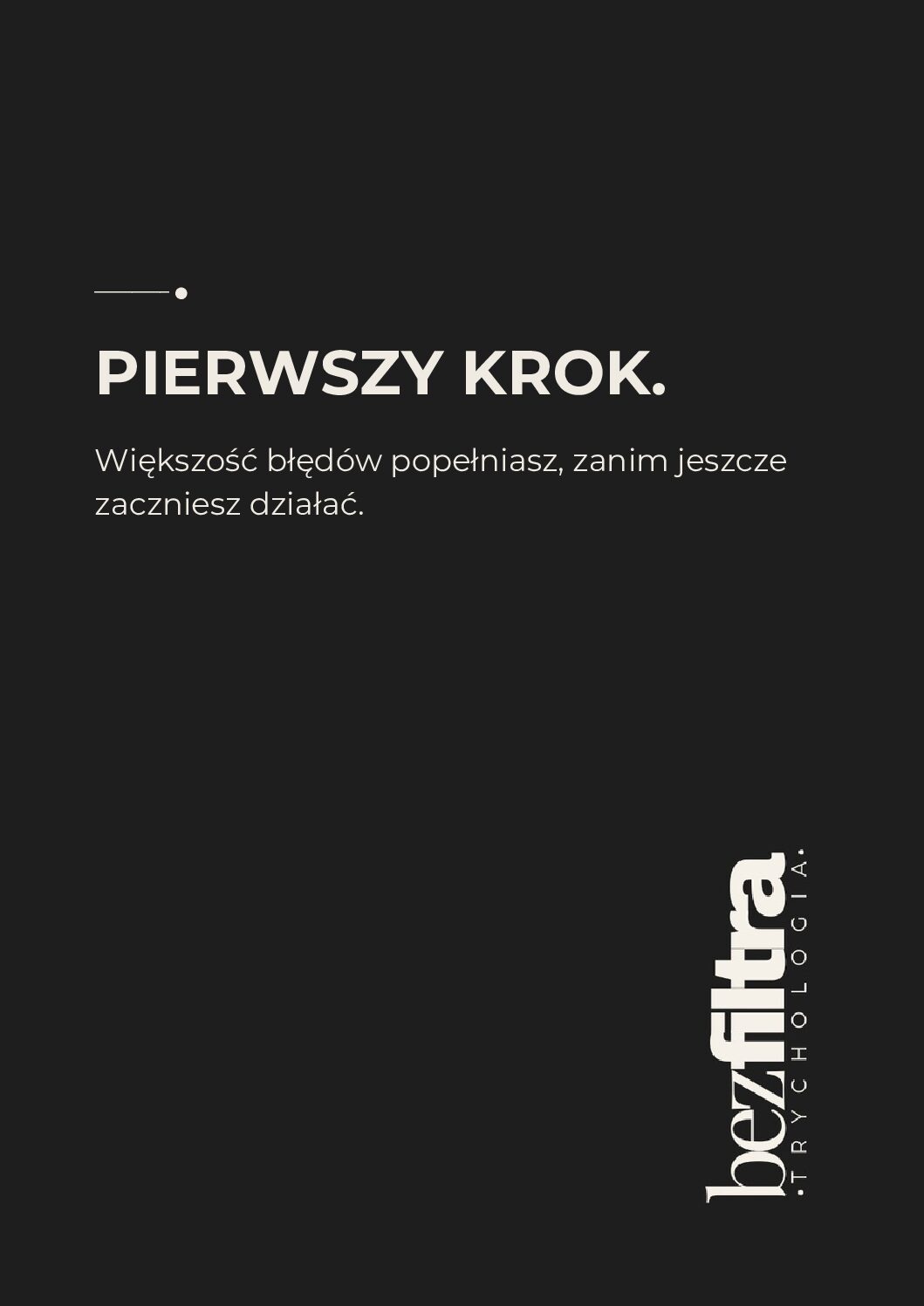 PROJEKT M. PIERWSZY KROK.